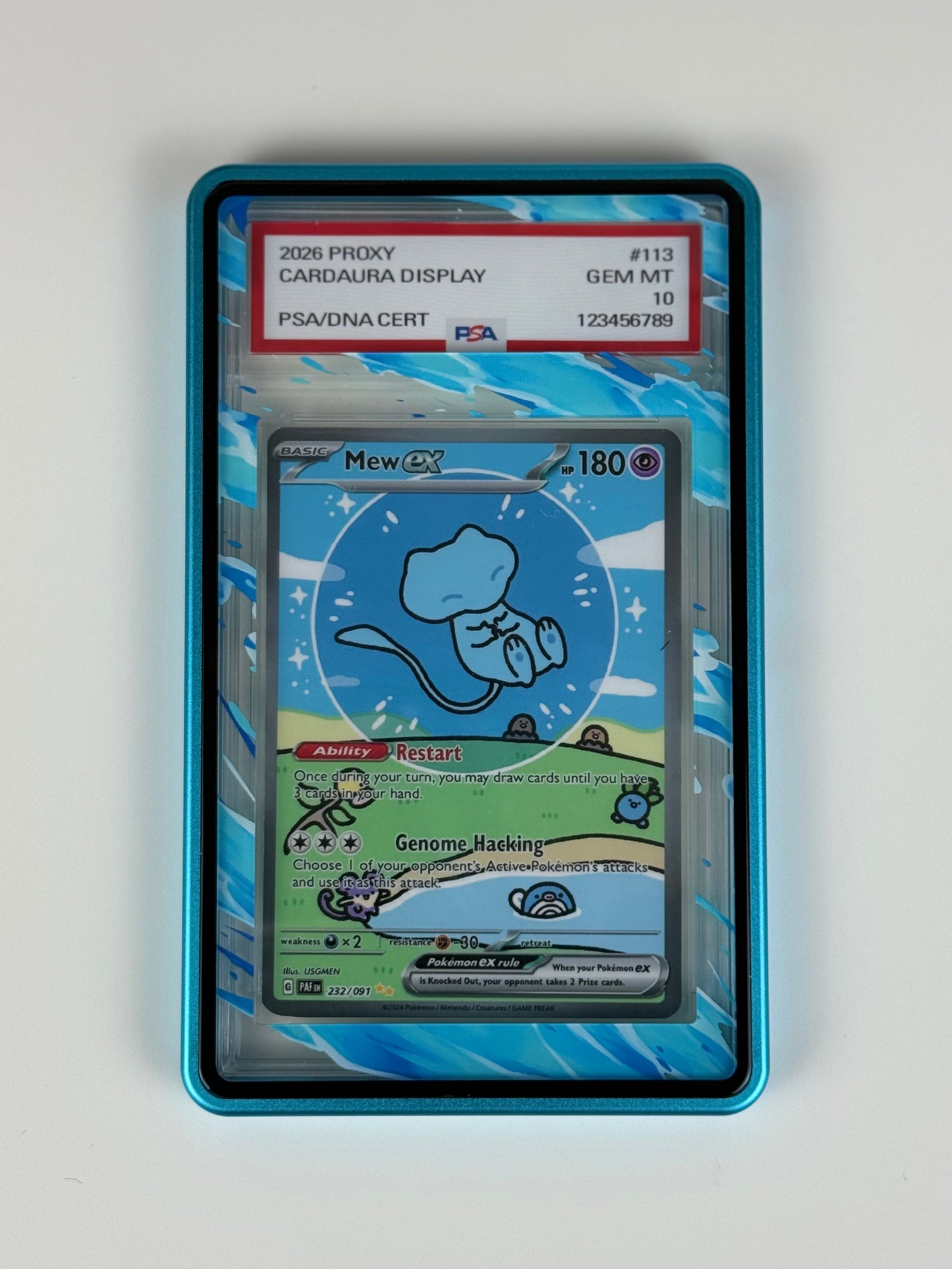 Water Aura Elemental (PSA Graded) Display Case