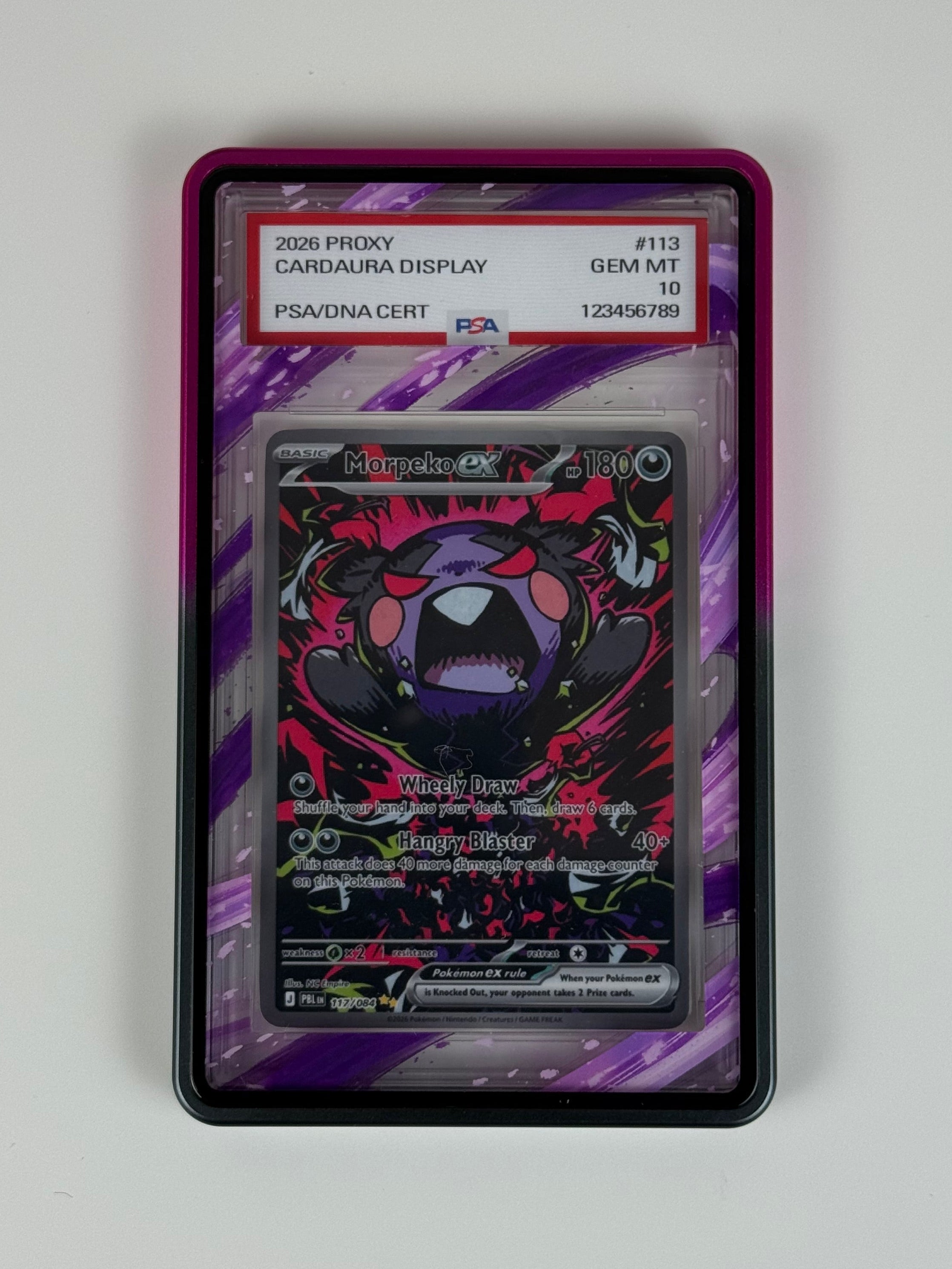 Purple Aura Elemental (PSA Graded) Display Case