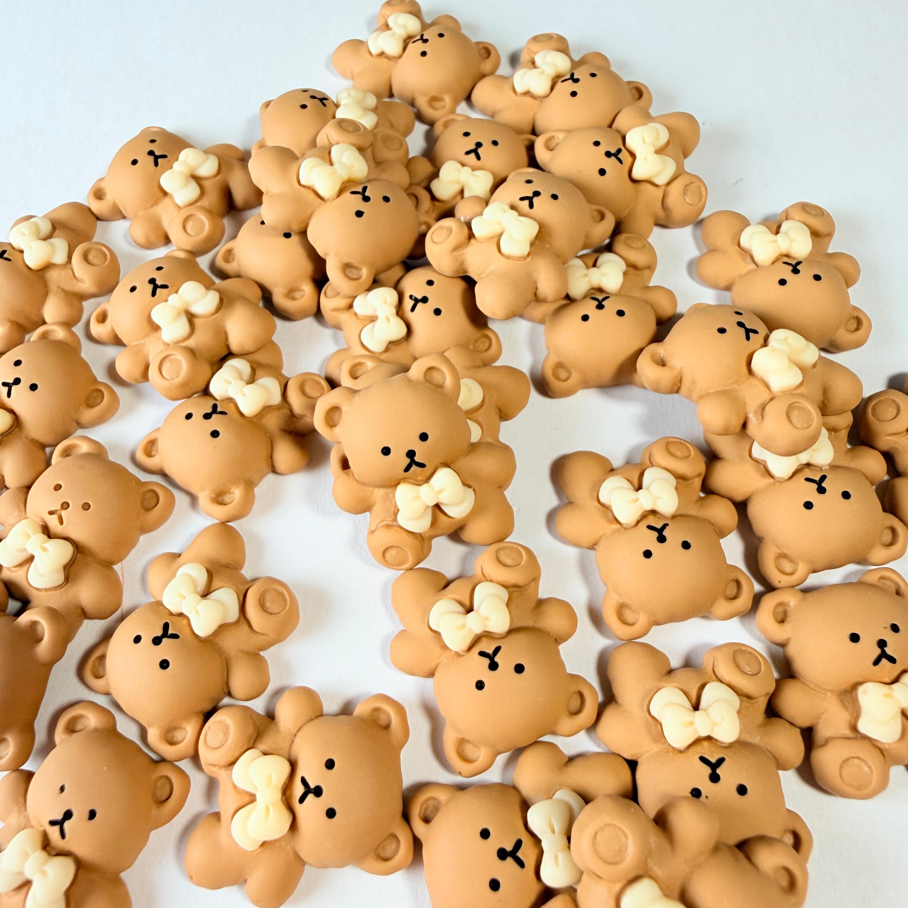 Bowknot Bear Charms for DIY Crafts