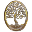 LARGE OVAL TREE CARVING