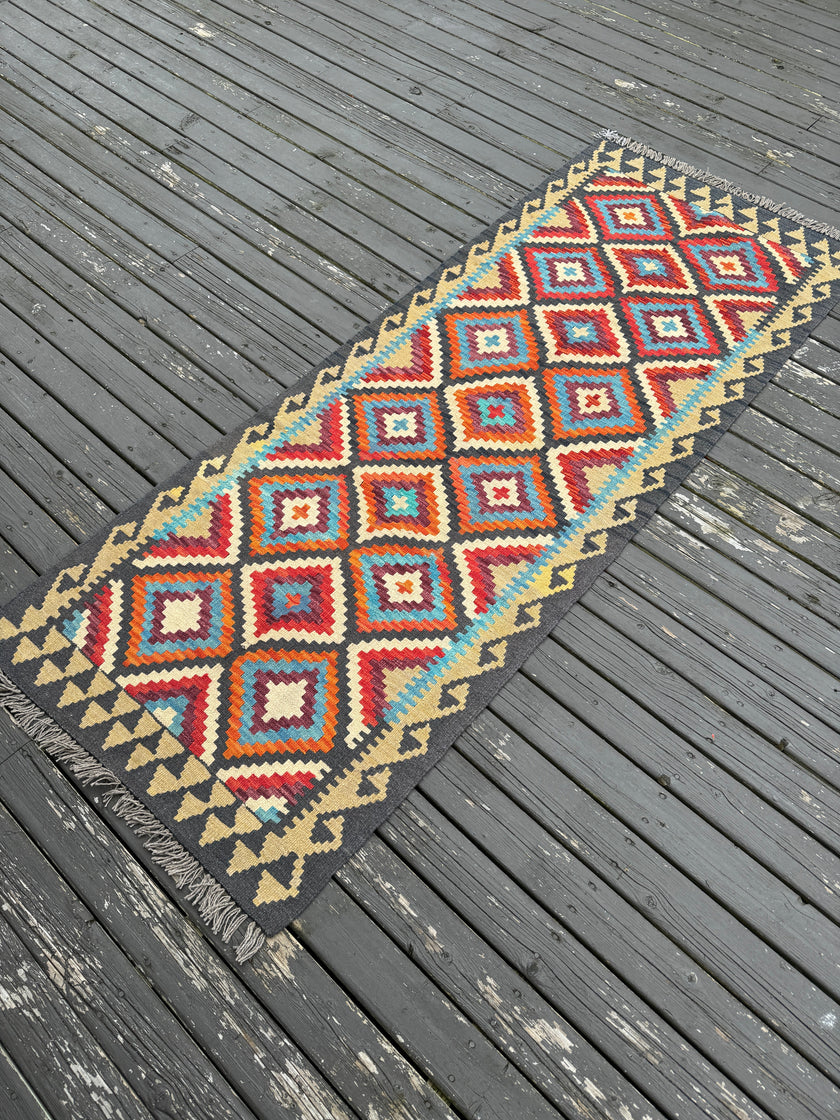 Afghan Maimana Kilim Runner | 2' 7