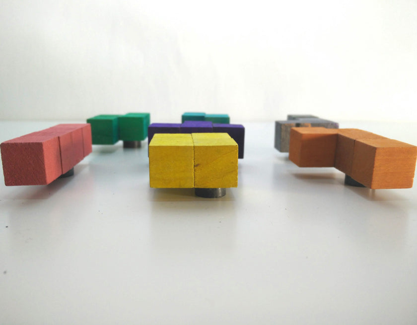 Tetromino Magnets
