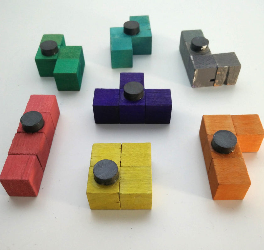 Tetromino Magnets