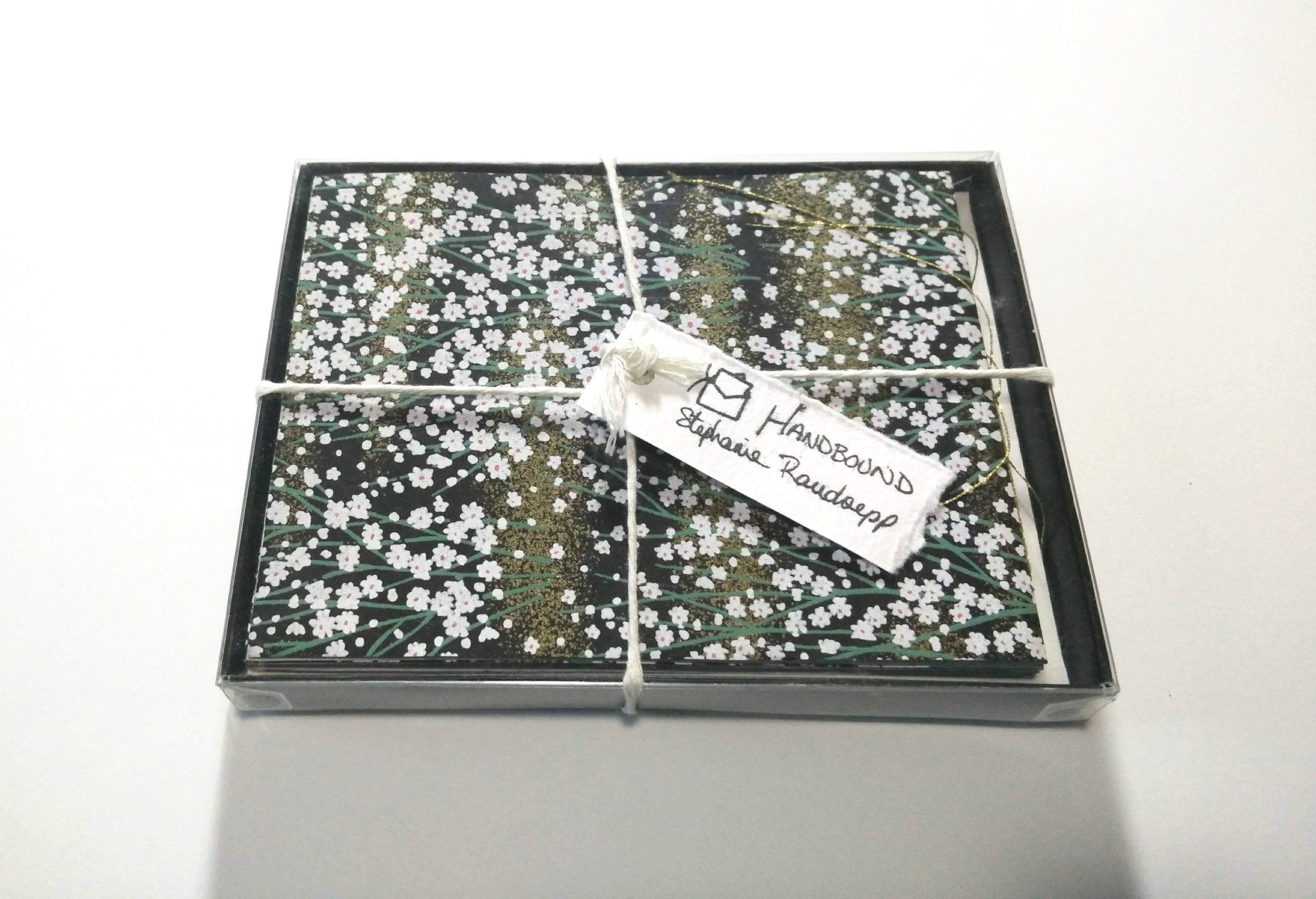 Handsewn Chiyogami Cotton Rag Blank Card | Boxed sets