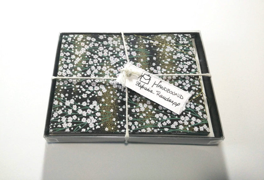 Handsewn Chiyogami Cotton Rag Blank Card | Boxed sets