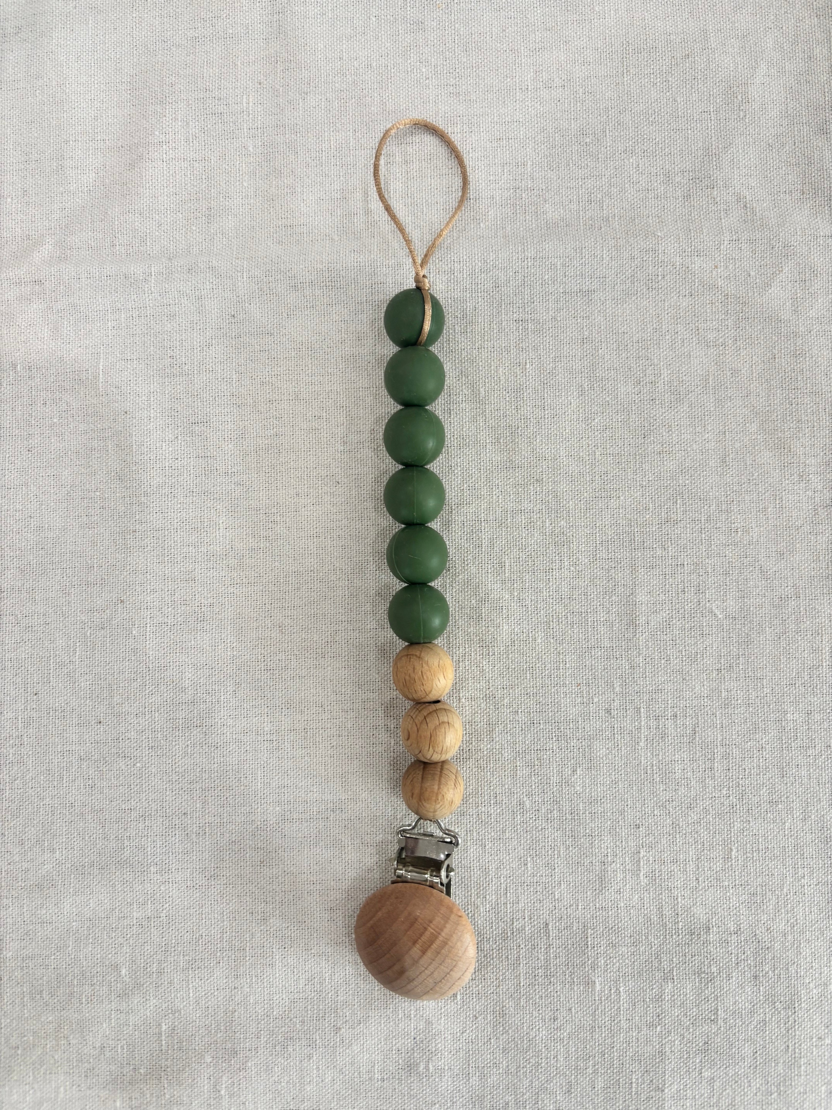 Wood + Silicone Pacifier Clips | Wild Baby