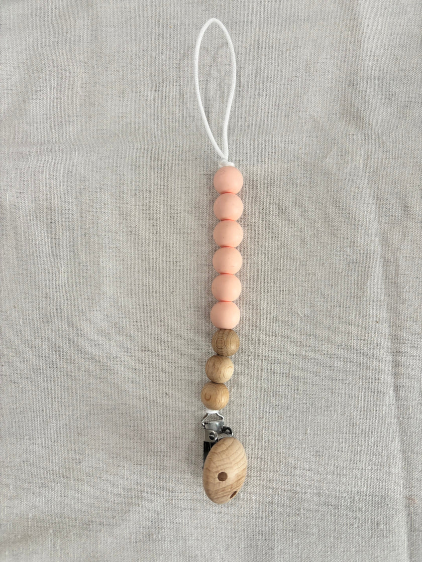 Wood + Silicone Pacifier Clips | Wild Baby