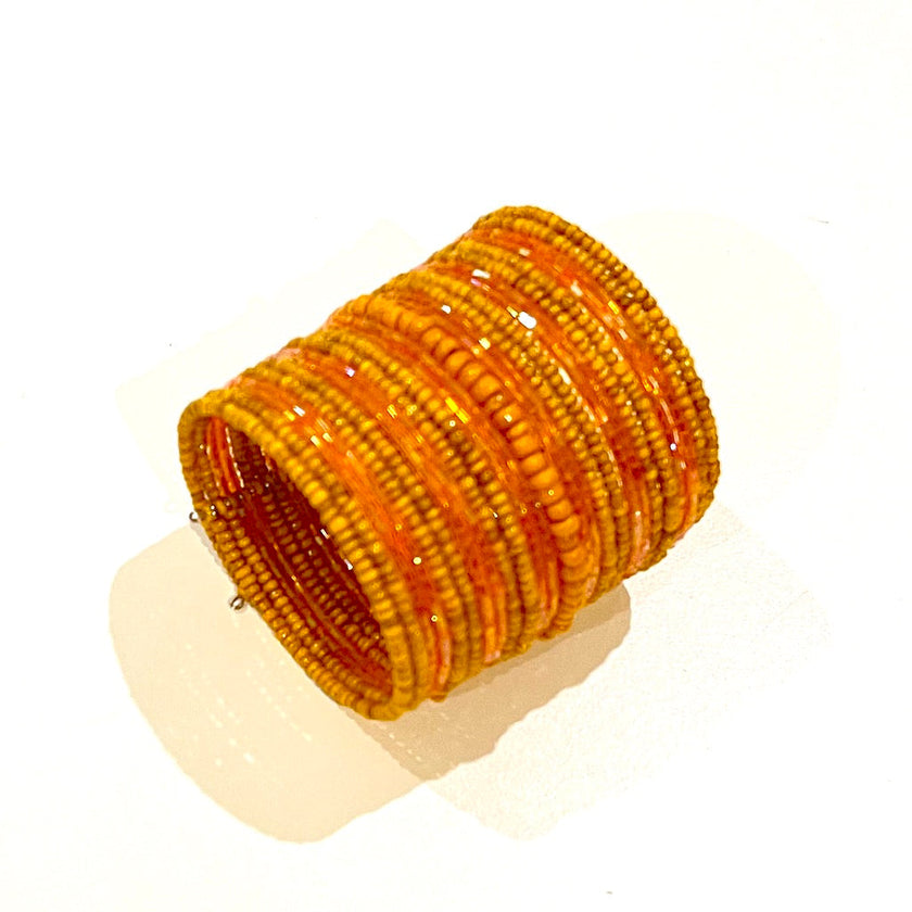 Wide Beaded Cuff