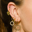 MAYA Pavé Zirconia Double Hoop Earrings