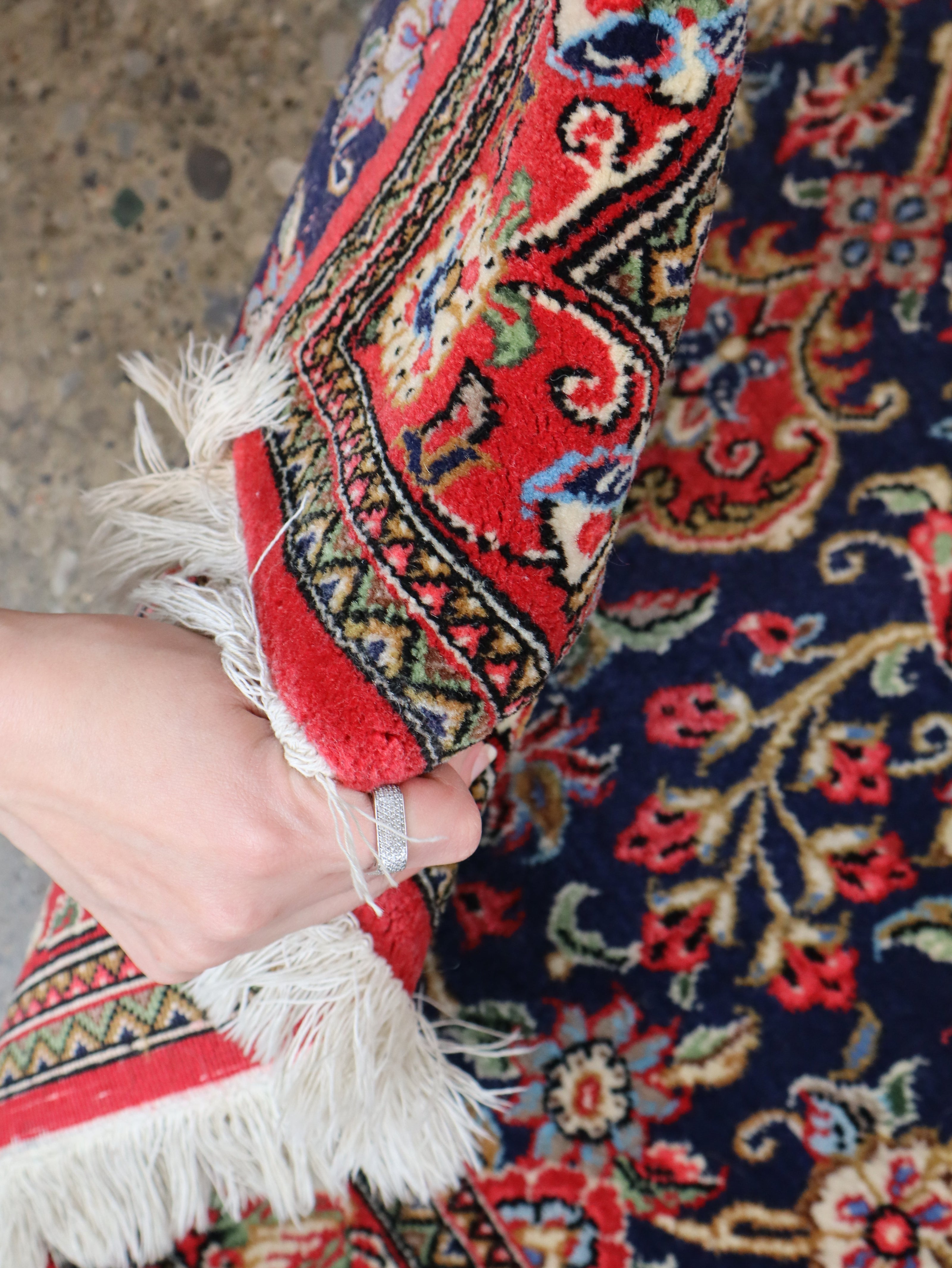 On Hold - Persian Qom Kork Wool Runner | 2' 9
