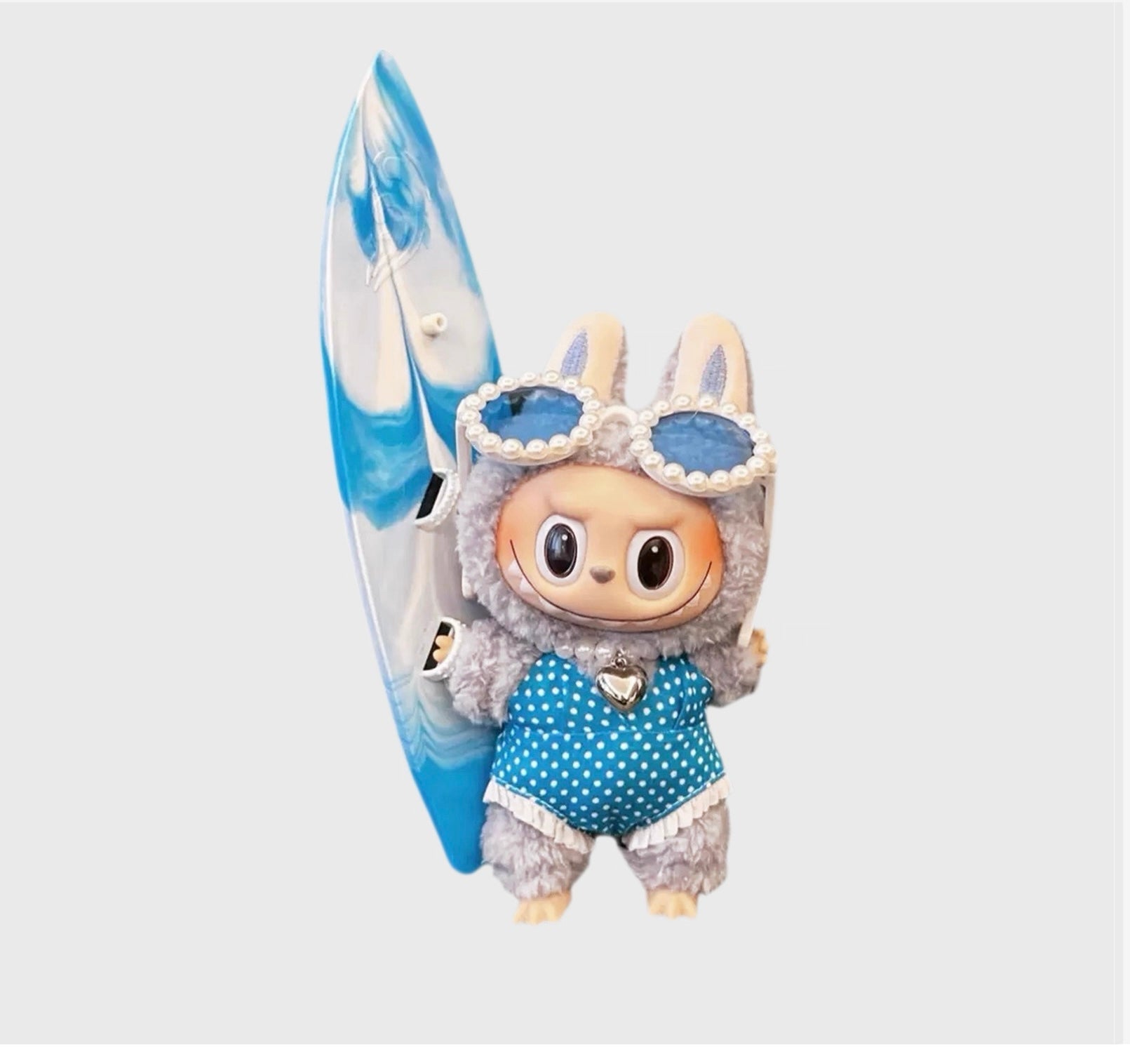 [pre order] Labubu – Blue Bikini Summer Outfit