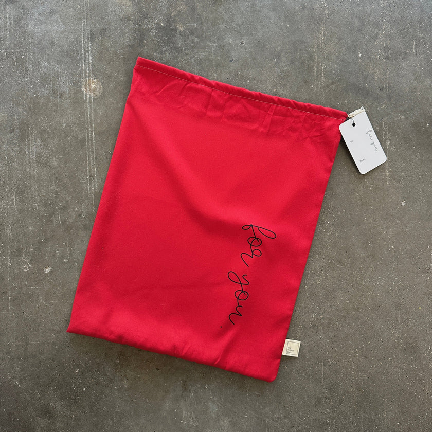 Reusable Gift Bag - Red For You