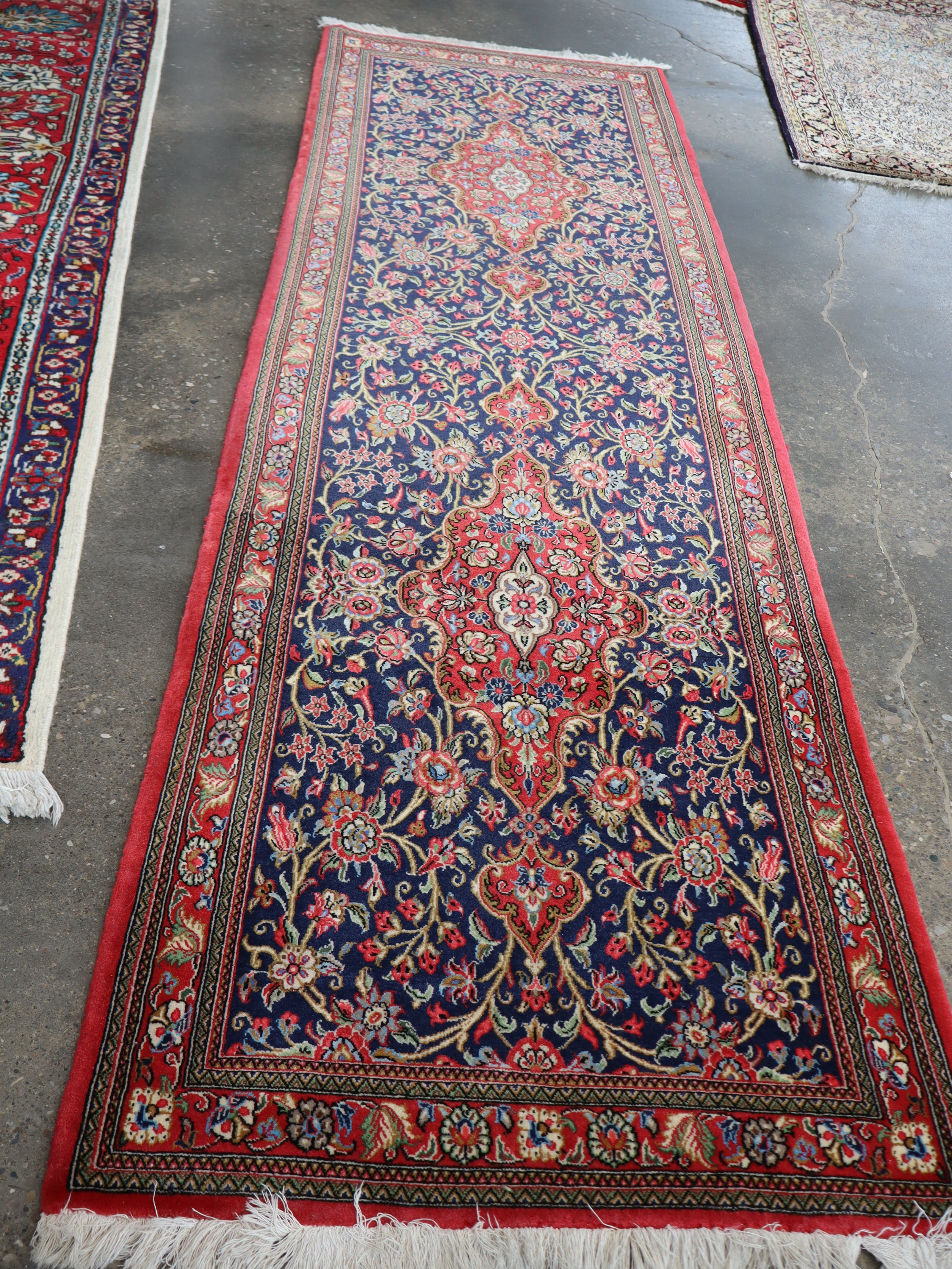 On Hold - Persian Qom Kork Wool Runner | 2' 9