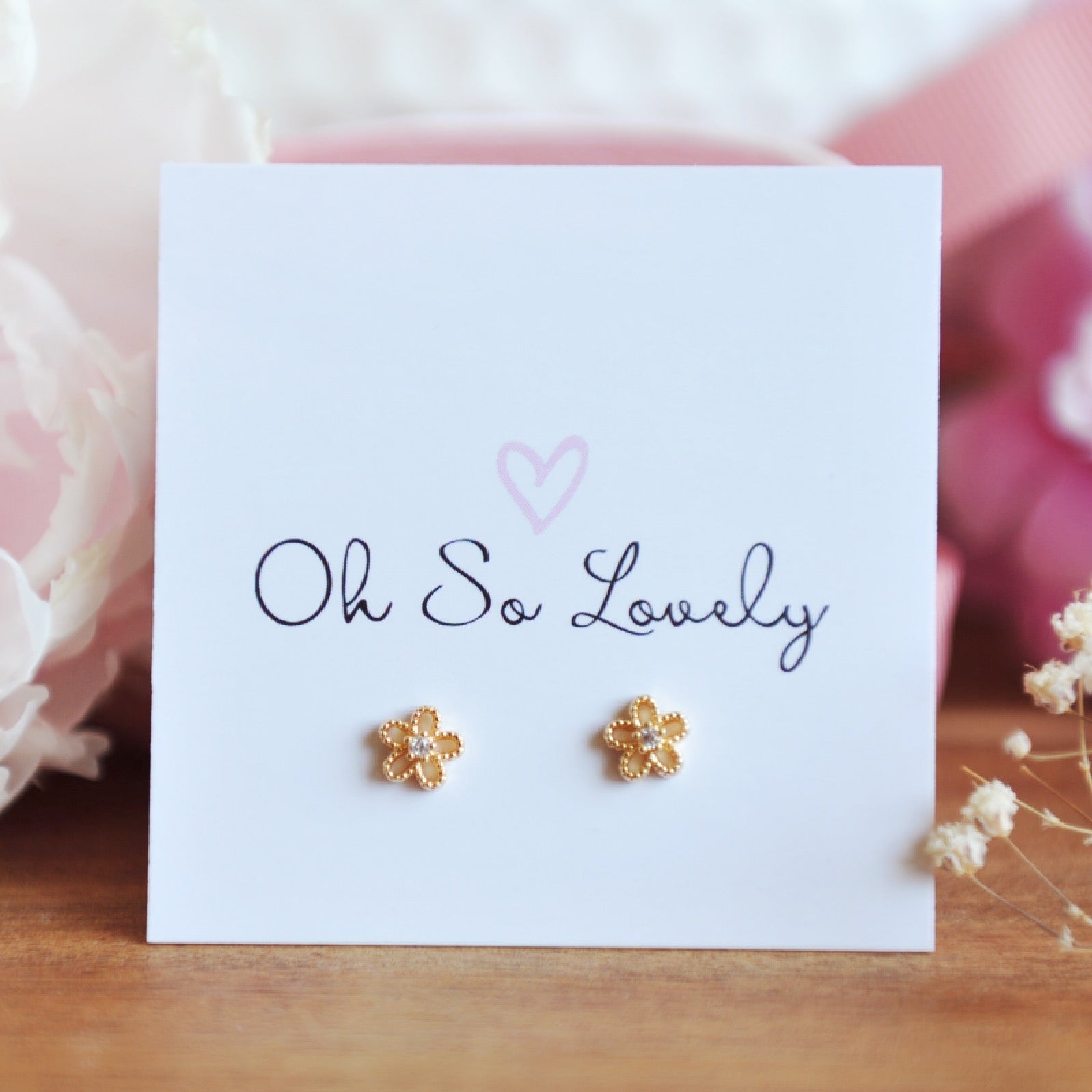 LEAH Flower Studs