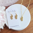 HONEY BEE COMB Earrings