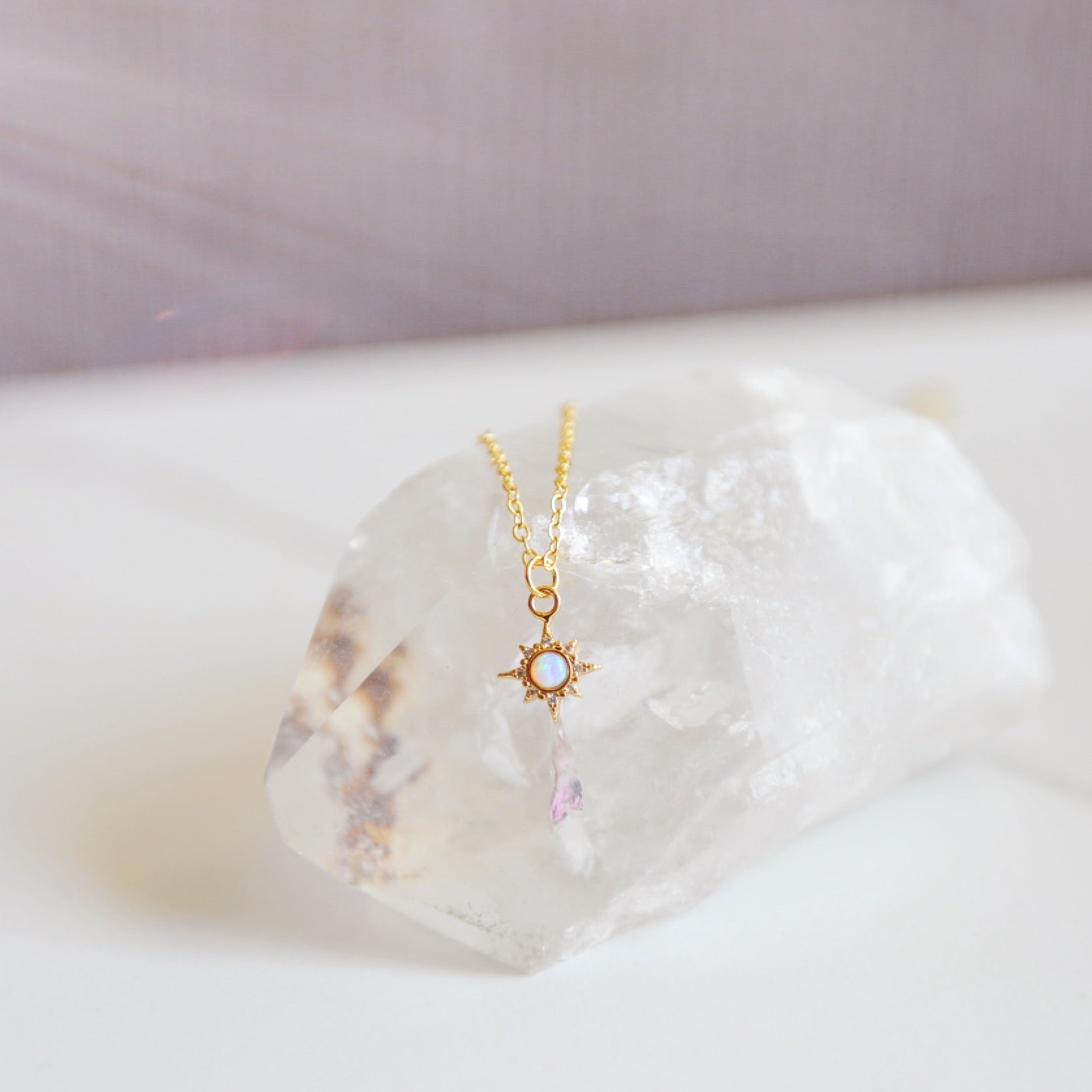 JOSIE Opal Star Necklace