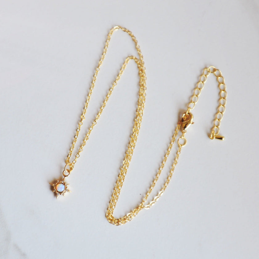 JOSIE Opal Star Necklace
