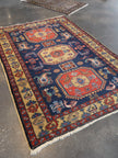 Persian Meshkin Rug | 4' 7