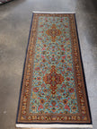 On Hold - Persian Qom Kork Wool Runner | 2' 9