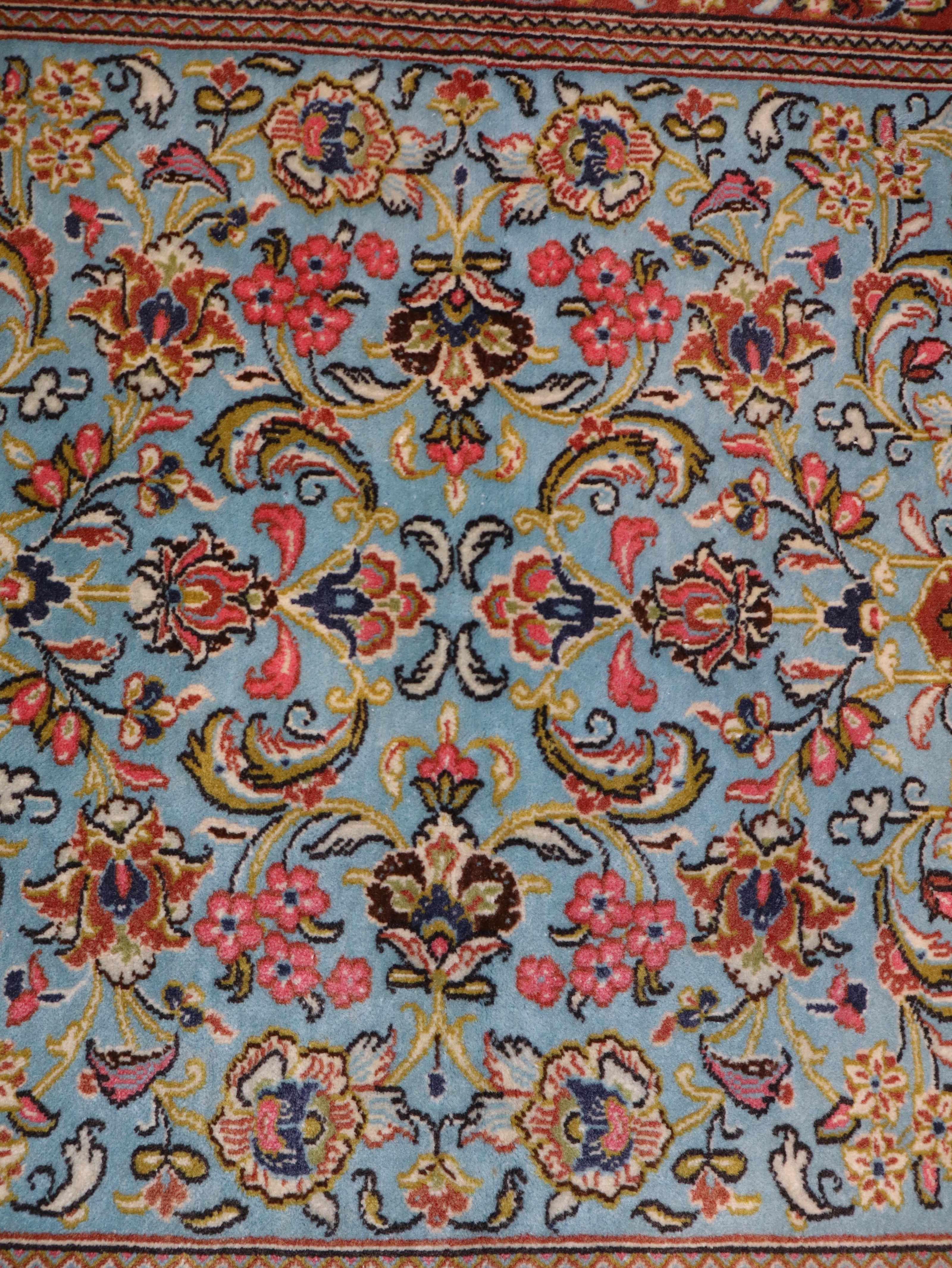 On Hold - Persian Qom Kork Wool Runner | 2' 9