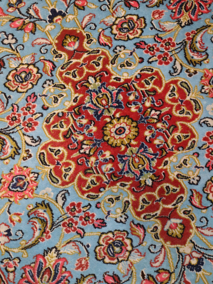 On Hold - Persian Qom Kork Wool Runner | 2' 9