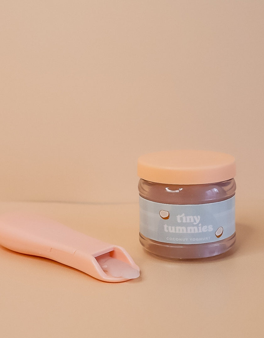 Tiny Tummies puree set for doll - Coconut yogurt - Tiny Harlow