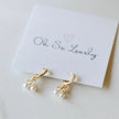 Betsy Pearl Cherry Earrings and Necklace Set