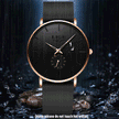 LIGE Men's Classic Quartz Watch | Ultra-thin | Waterproof 3ATM and scratch resistance surface | TUTT Exclusive