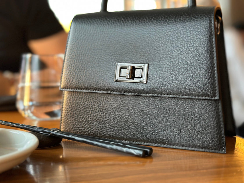 Origyn 03 - Plant-Based Vegan Leather Kelly Bag - Made with MIRUM®