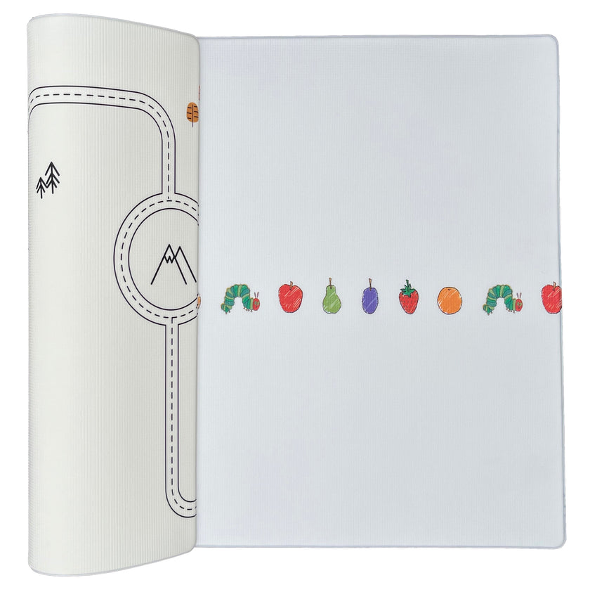 World of Eric Carle X Little Bot Baby Play Mat (Ofie mat, Caterpillar Life + Country Road Nordic)