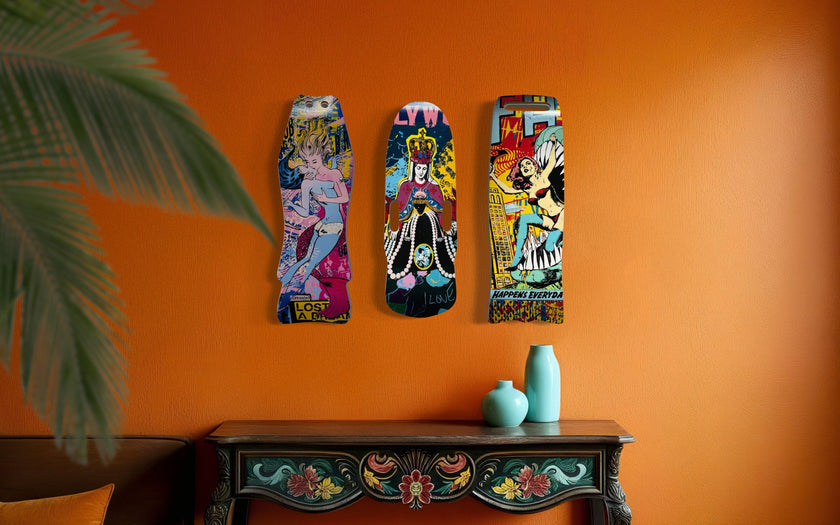 Skateboard Deck Wall Mount Hanger Display