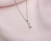 pendentif délicat avec perle naturelle