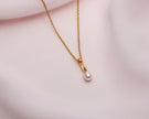pendentif délicat avec perle naturelle