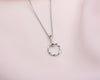 petit collier cercle réversible