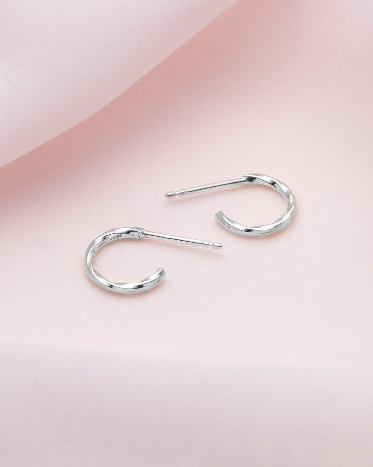 petites créoles en argent sterling