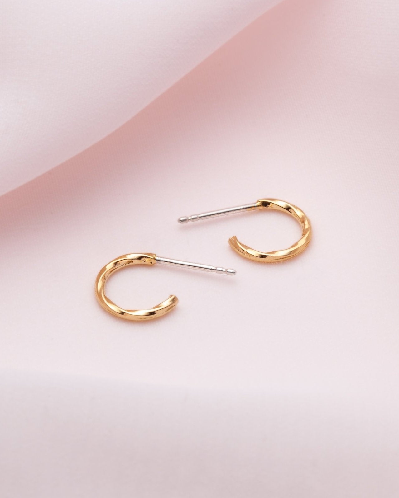 petites créoles en argent sterling