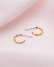 Boucles d'oreilles Créoles Perles Blanches - Élégance intemporelle et raffinement contemporain