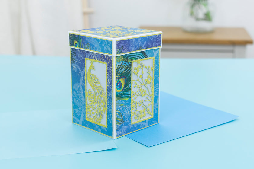 Graceful Plumes Luxury Linen Card Pack A4 