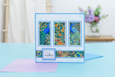 Graceful Plumes Metal Die Create-a-Card - Beauty & Elegance 