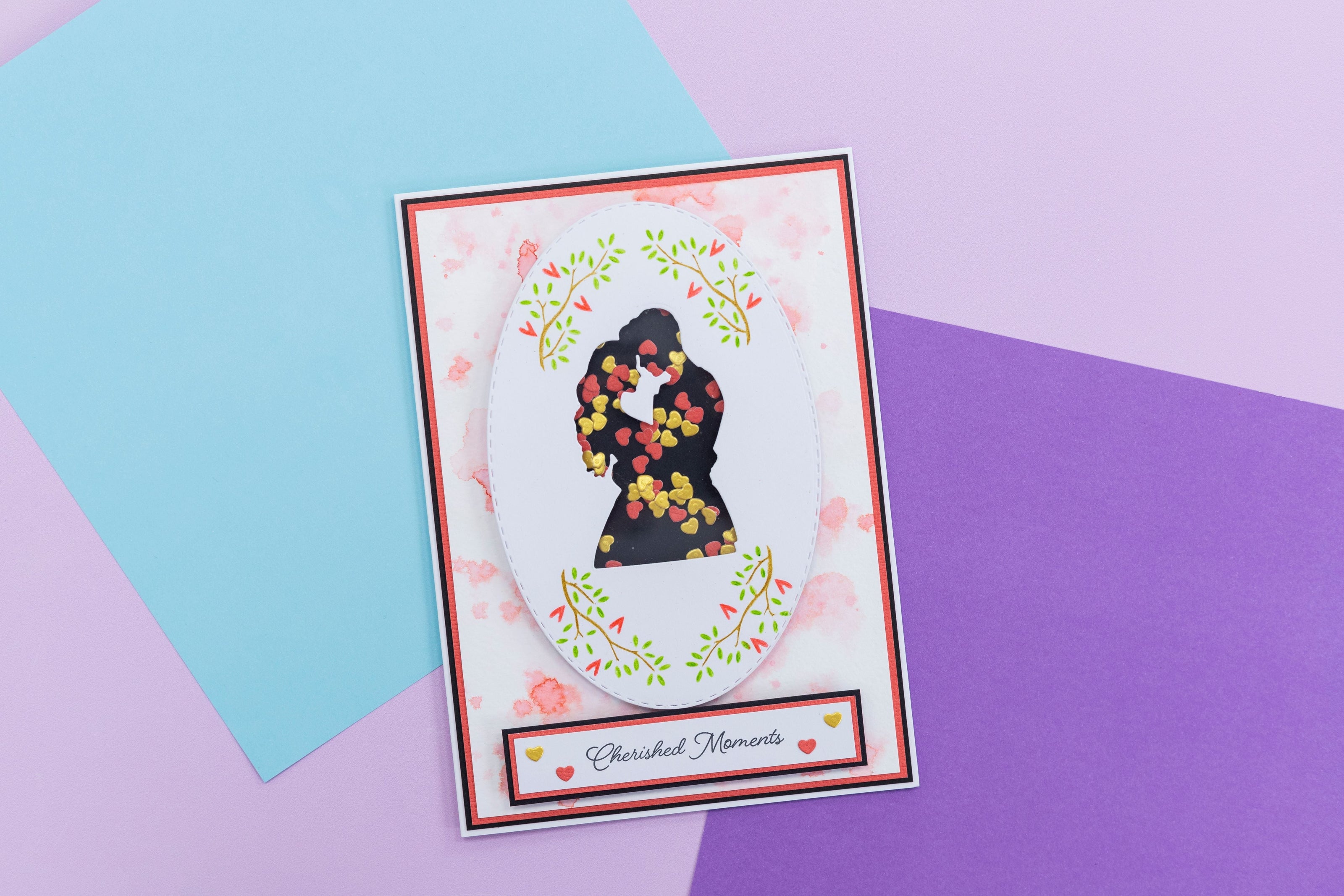 Crafters Companion Metal Die, Stamp & Stencil Set - Cherished Moments