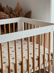 Organic Cotton Muslin Crib Fitted Sheets - Fern