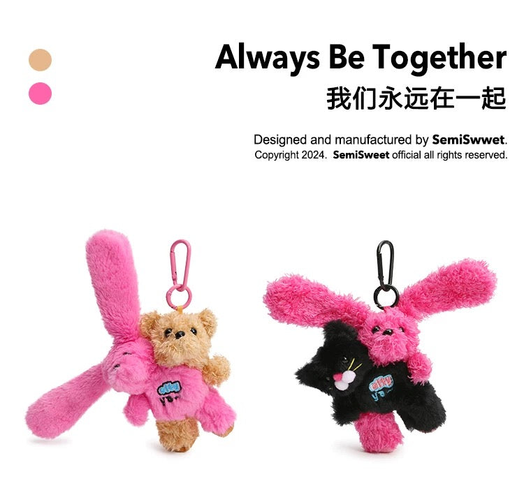 Cat, Bunny, Bear  Bag charm [pre order]