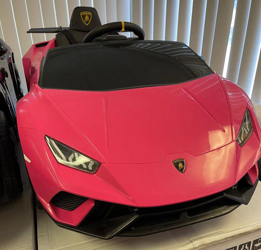 2026 12V Lamborghini Huracan DELUXE Kids Electric Ride On Car with Remote Control