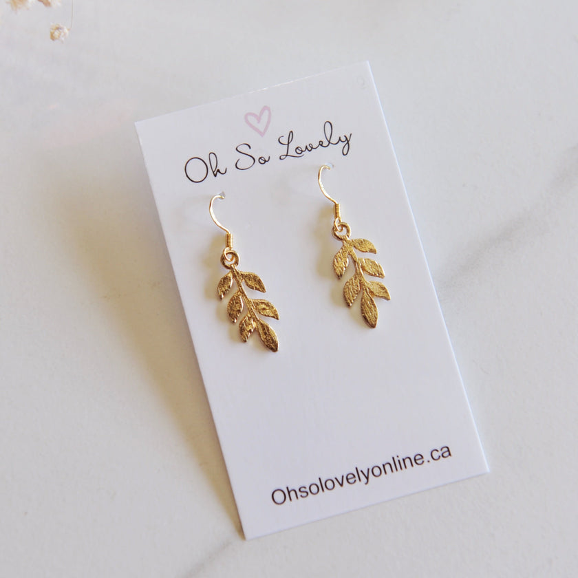 Della Leaf Earrings