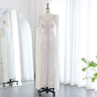 Kaftan style cape sleeves gown