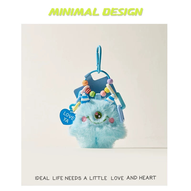 Cute monster plush bag charm [pre order]