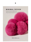Fur grape pendant bag charm [pre order]