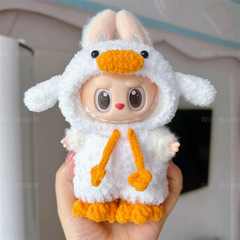 Handmade Labubu Outfit- Cute duck edition