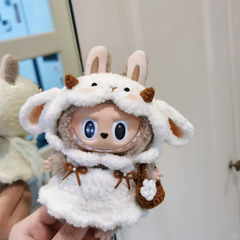 [pre order] Handmade Labubu Outfit- Cute sheep edition