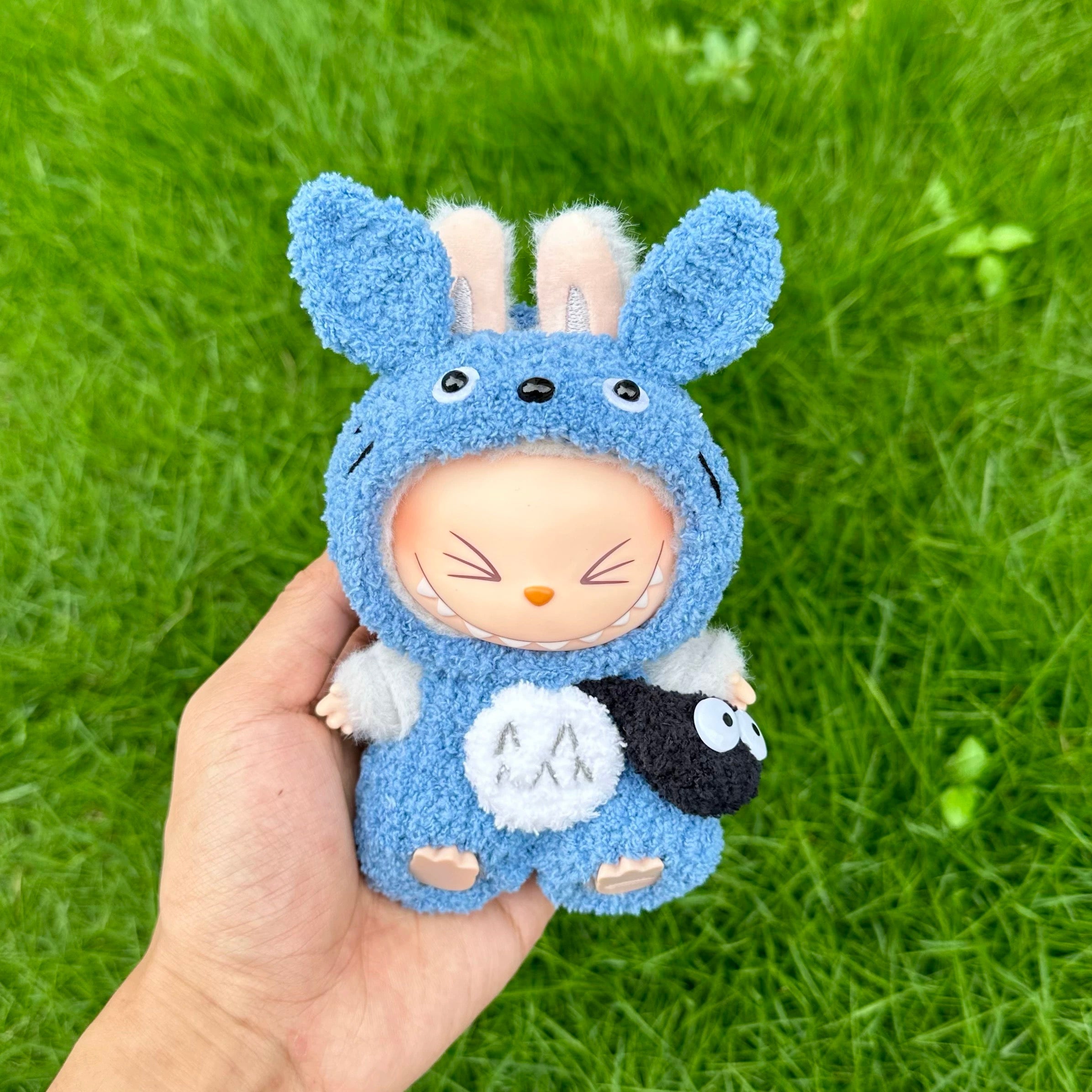 Handmade Labubu Outfit – Totoro Edition [pre oder]